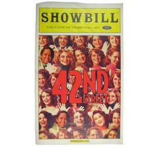 42nd Street Musical Showbill 2001 Michael Cumpsty Christine Ebersole Leavel